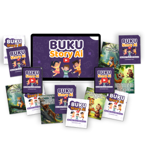 15K Kids Bundle + 30 Modul Buku Story AI + Template Website Jualan (Pakej Ultimate)